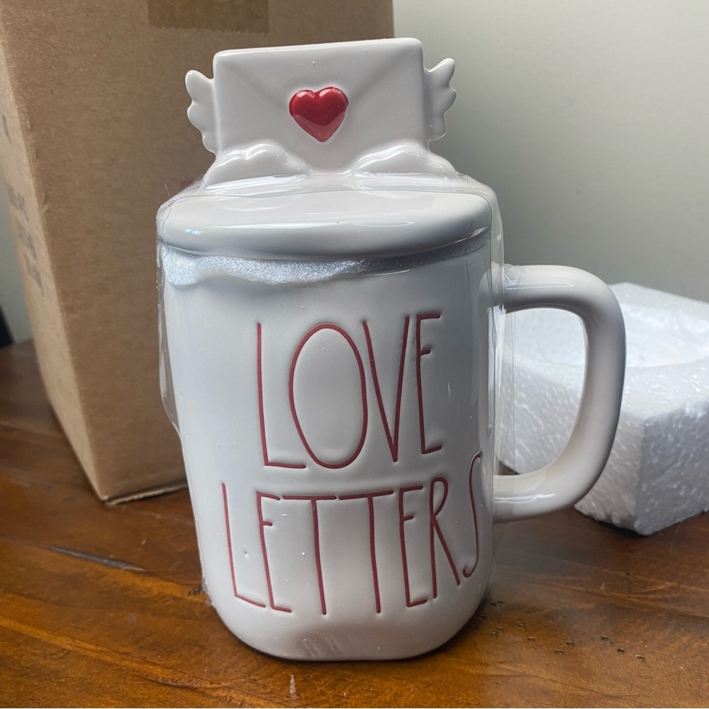 Rae Dunn 'Love Letters' Figural Mug